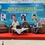 Seminar Mudzakarah Pengurus MUI Jakarta Timur 2023/1444H “Politik Agama dan Politisasi Agama” – Majelis Ulama Indonesia