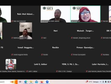 Sahabat MUI DK Jakarta mengelar Webinar bertema 