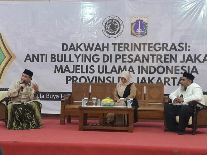 
					Majelis Ulama Indonesia (MUI) DKI Jakarta menggelar Diskusi Dakwah Terintegrasi dengan mengangkat tema Anti Bullying di Lingkungan Pondok Pesantren. (Istimewa)