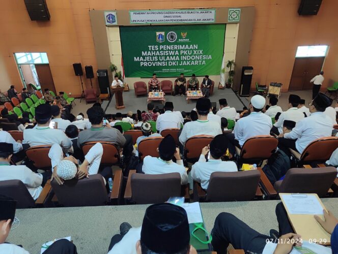 
					MUI DKI Jakarta Gelar Tes Seleksi Penerimaan Mahasiswa PKU Angkatan XIX