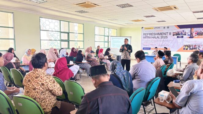 
					Perkuat Peran Mitra, LPPOM MUI DKI Jakarta Selenggarakan Refreshment II Mitra Halal 2025