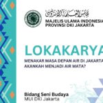 Lokakarya Masa Depan Air di Jakarta Akan Digelar MUI DKI Jakarta