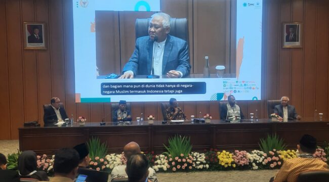 Ketua Bidang Kerjasama Luar Negeri (KLN) MUI DKI Jakarta, Dr. Mohammad Idrus, menghadiri Asia Pacific Conference for Palestine yang diselenggarakan pada 8 November 2025 di Gedung Nusantara, MPR/DPR RI, Jakarta
Foto: MUI DKI Jakarta